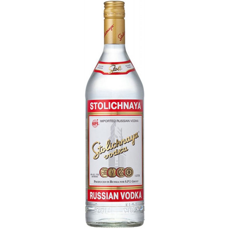 STOLICHNAYA VODKA 1 LITRE